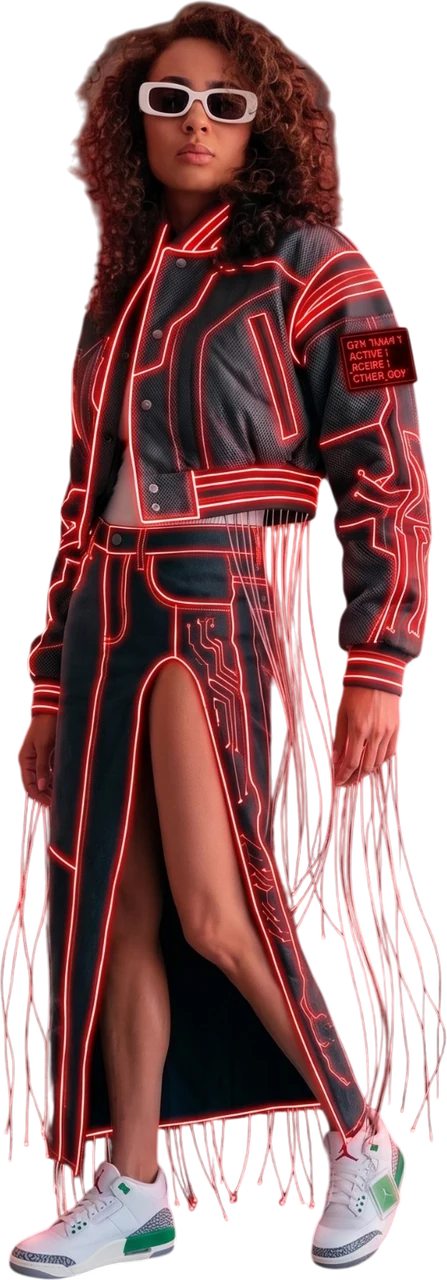 Futuristic outfit F_03